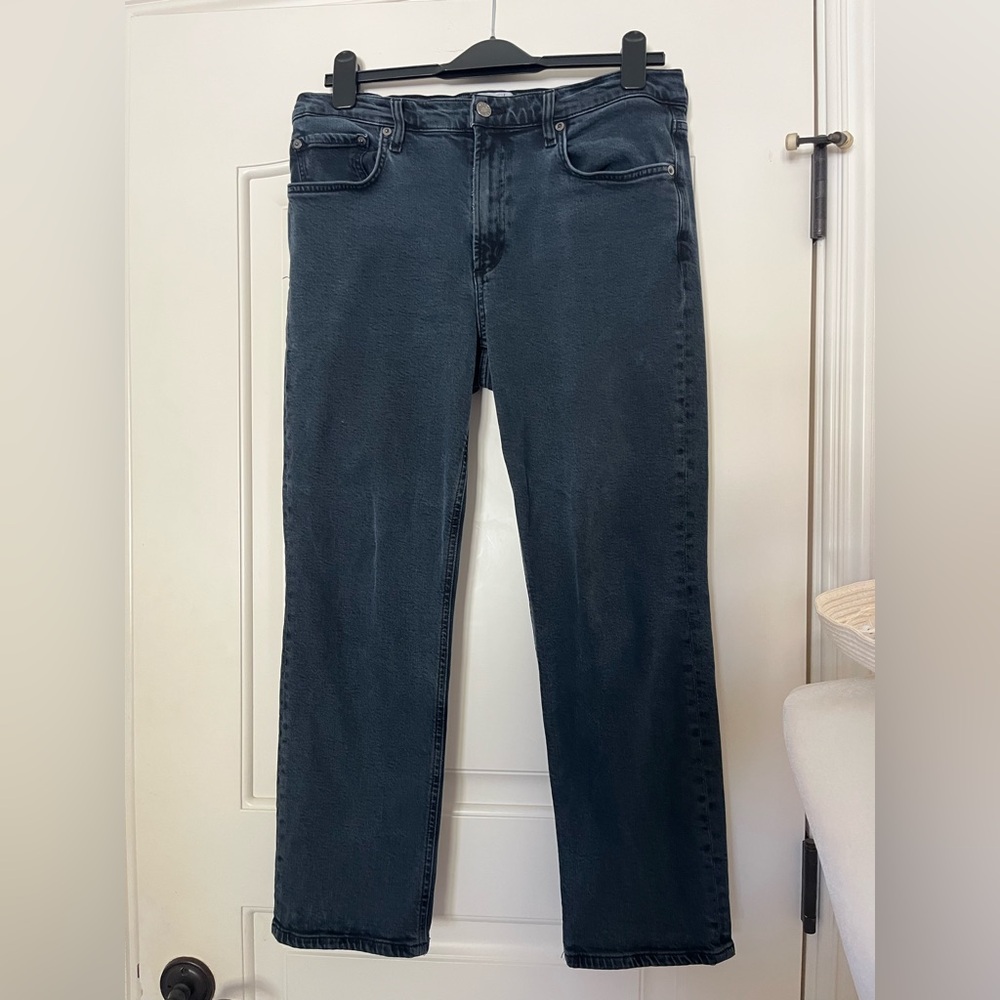 Agolde Kye Straight leg Jeans in Washed Black 29